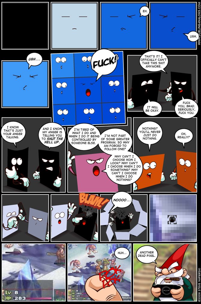 Square Peg Round Hole A Video Games Comic Dueling Analogs 5783