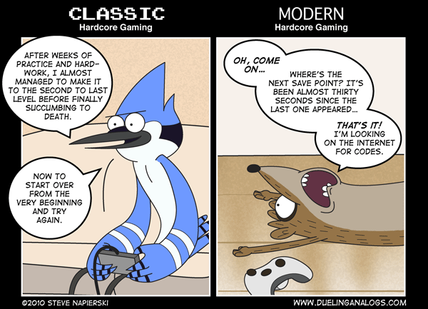 Classic V Modern A Video Games Comic Dueling Analogs 7893