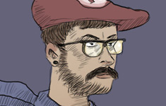 Hipster Mario