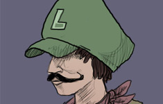 Hipster Luigi