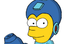 Mega Homer and Rock Bart