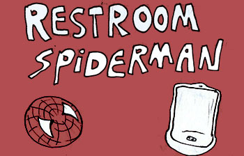 Restroom Spider-Man Restroom Spider-Man