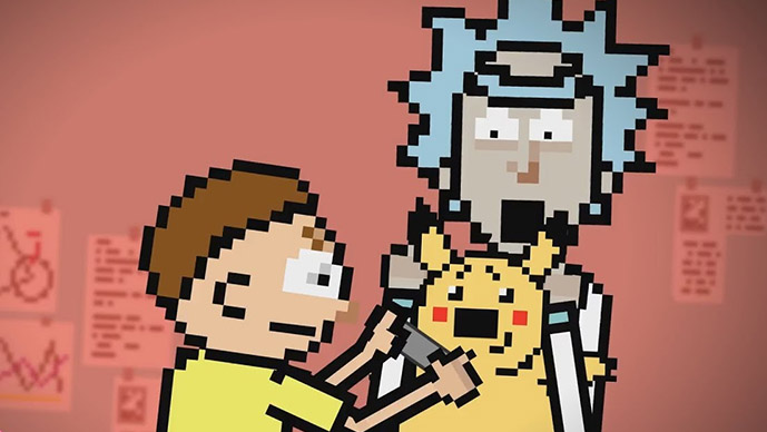 Rick and Morty in Pokémon