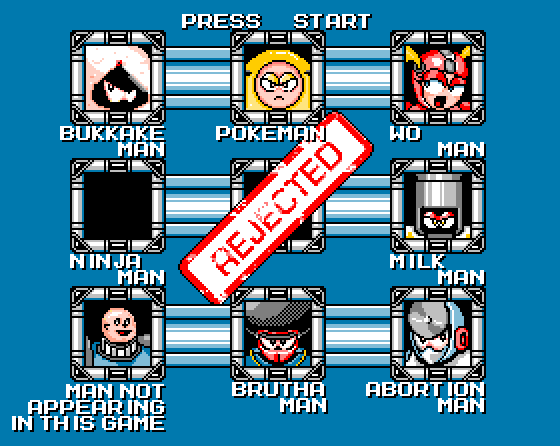 Rejected Mega Man Villains Shirt