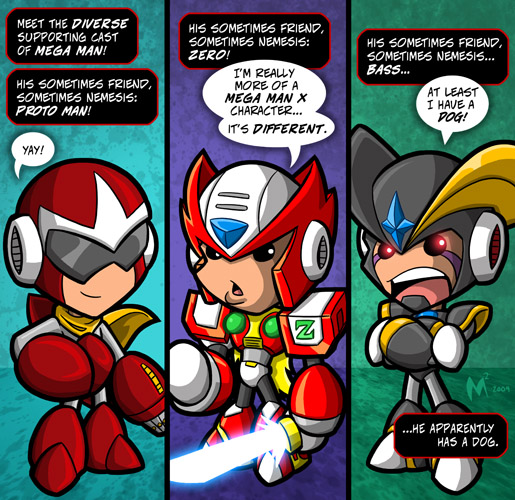 Mega Mans Diverse Cast of Characters