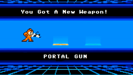 Mega Man Gets a Portal Gun Mega Man Gets a Portal Gun