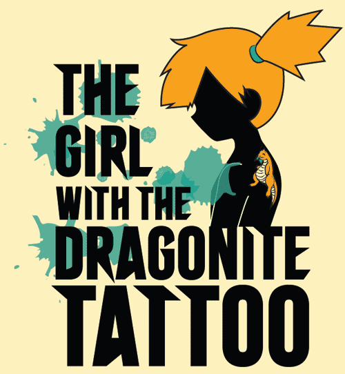 The Girl with the Dragonite Tattoo - Pokemon The Girl with the Dragonite Tattoo - Pokemon