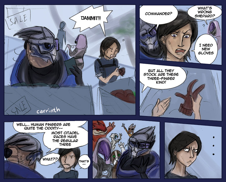If the Glove Don't Fit... - Mass Effect