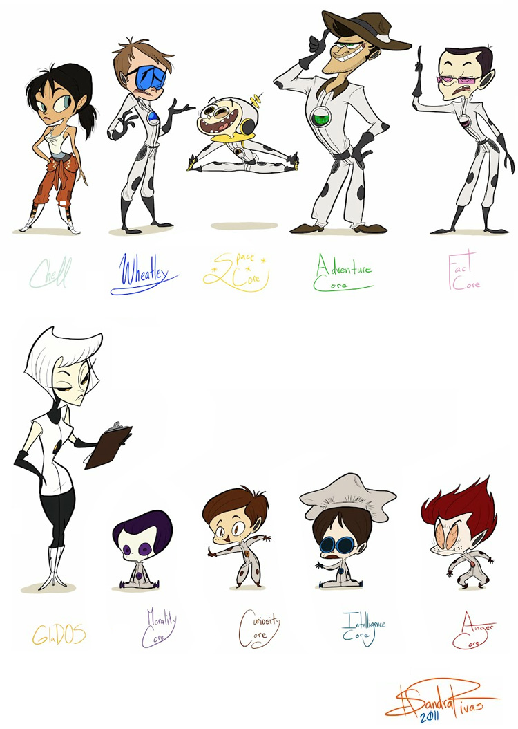 Portal 2 Meets Ren & Stimpy