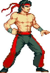 Recreating Liu Kang as a Street Fighter Alpha Character