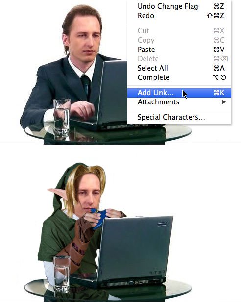 Add Link... - Photoshop Zelda