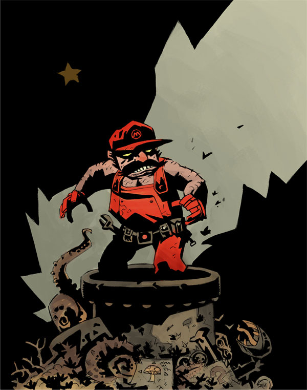 Mike Mignola's Super Mario Bros.