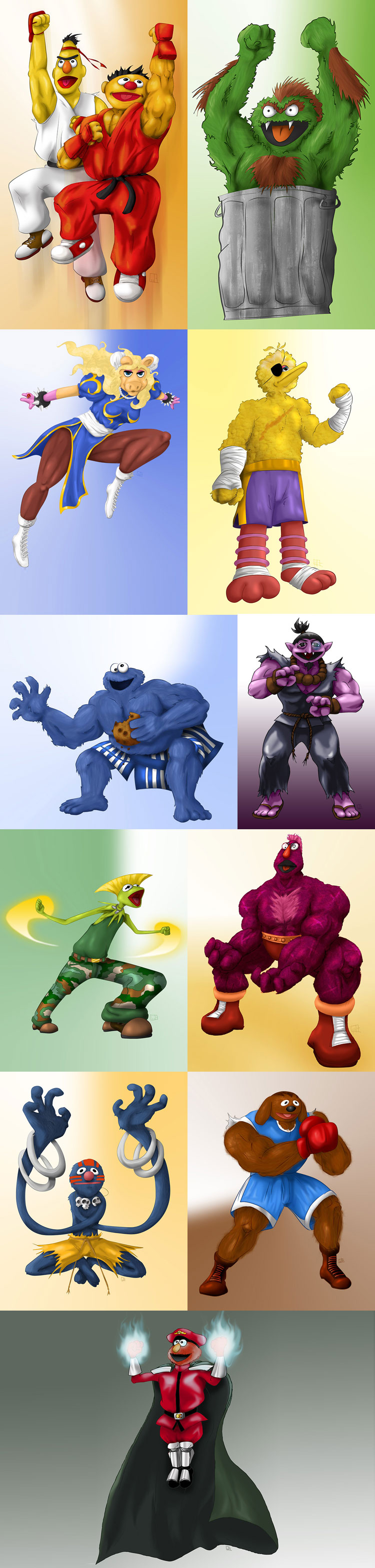 Sesame Street Fighter