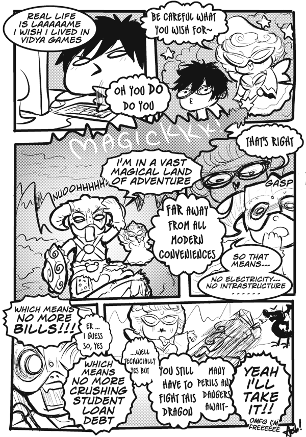 I Wish I Lived in a Video Game...