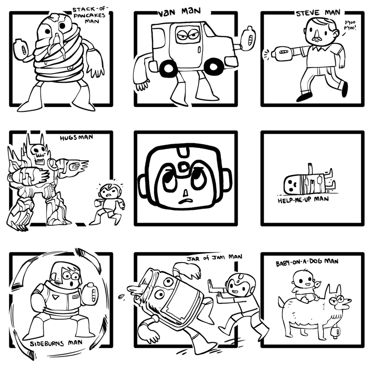 Rejected Mega Man Bosses