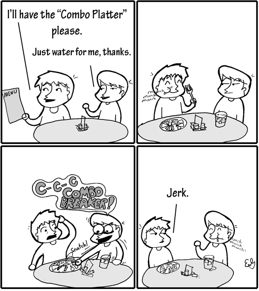 What's for Lunch - Video Game Comic