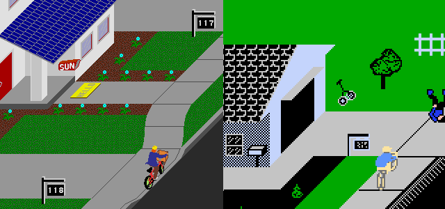 Paperboy: Arcade vs. Nintendo Entertainment System