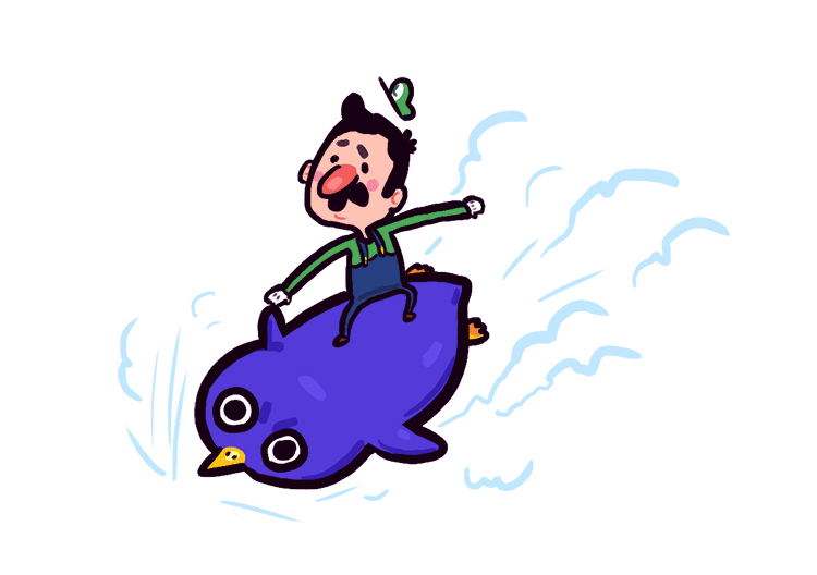 Luigi/Weegie Penguin Slide