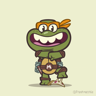 Go Ninja Go Ninja Go - Michelangelo