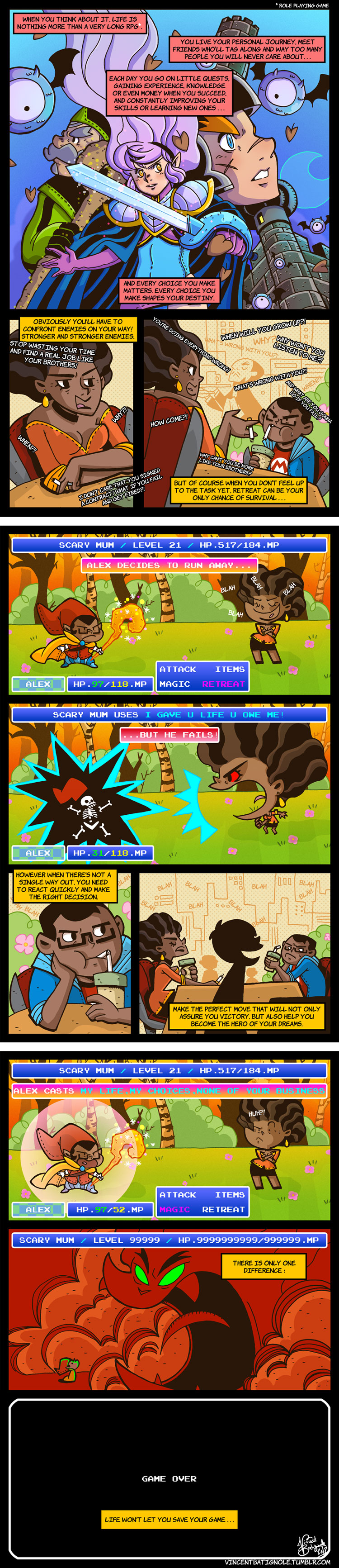Life is Like an RPG